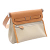 Hermès Military Toile and Vache Hunter Herbag Zip 20 Secondhand