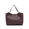 Ferragamo Gancini Embossed Trifolio Tote Bag Secondhand