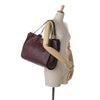 Ferragamo Gancini Embossed Trifolio Tote Bag Secondhand