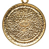 Chanel CC Gold Plated Crest Medallion Pendant Necklace Secondhand