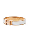 Secondhand Hermès Narrow Enamel Clic H Bracelet PM