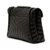 Saint Laurent Medium Matelasse Calfskin Monogram Monochrome LouLou Shoulder Bag Secondhand