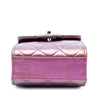 Chanel CC Quilted Iridescent Lambskin Phone Holder with Chain Secondhand