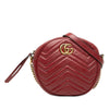 Gucci Mini GG Marmont Matelasse Leather Round Crossbody Secondhand