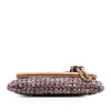 Chanel Quilted Lambskin and Tweed Double Case with Chain Secondhand