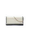 Valentino Bicolor Leather Rockstud Wallet on Chain Secondhand