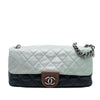 Chanel Large Tricolor Quilted Lambskin Country Chic Flap Secondhand