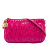Miu Miu Matelasse Nappa Lux Charm Shoulder Bag Secondhand