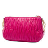 Miu Miu Matelasse Nappa Lux Charm Shoulder Bag Secondhand