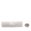 Dior Gold Plated Resin Faux Pearl Strass CD Logo Ring Secondhand