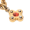 Louis Vuitton Gold Plated Brass and Strass Love Letters Charm Bracelet Secondhand