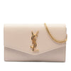Saint Laurent Grain De Poudre Uptown Chain Wallet Secondhand