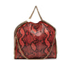 Stella McCartney Faux Snakeskin Falabella Fold Over Satchel Secondhand