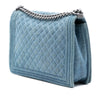 Chanel Large Quilted Denim Boy Flap Secondhand