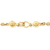 Chanel Gold Plated CC Clover Pendant Necklace Secondhand