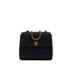 Chanel Mini Square Diagonal Quilted Satin Single Flap Secondhand