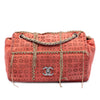 Chanel Laser Cut Fringe Suede Flap Bag Secondhand