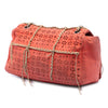 Secondhand Chanel Laser Cut Fringe Suede Flap Bag