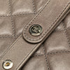 Chanel CC Quilted Aged Calfskin Round Clutch Secondhand