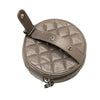 Chanel CC Quilted Aged Calfskin Round Clutch Secondhand