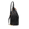 Gucci Calfskin Bamboo Drawstring Sling Backpack Secondhand