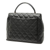 Chanel CC Quilted Caviar Kelly Top Handle Bag Secondhand