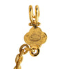Secondhand Chanel Gold Plated CC Resin Clover Pendant Necklace