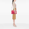 Prada Saffiano Trimmed Tessuto Dome Satchel Secondhand