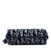 Dior Oblique Embroidered Velvet Cosmetic Pouch Secondhand