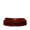 Stella McCartney Faux Velvet S Wave Padded Shoulder Bag Secondhand