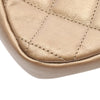 Secondhand Chanel Medium Quilted Metallic Lambskin CC Crown Flap