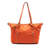 Prada Saffiano Trimmed Tessuto Satchel Secondhand