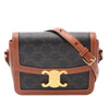 Celine Teen Triomphe Coated Canvas and Calfskin Triomphe Crossbody Secondhand