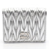 Miu Miu Metallic Matelasse Wallet Secondhand