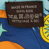 Hermès La Source de Pegase Silk Twilly Scarf Secondhand