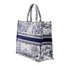 Dior Large Canvas Embroidered Around The World Book Tote Secondhand