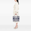 Secondhand Dior Large Canvas Embroidered Around The World Book Tote