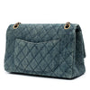 Chanel Quilted Denim Reissue 2.55 Double Flap 226 Secondhand