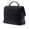 Chanel Jumbo CC Quilted Caviar Kelly Top Handle Bag Secondhand