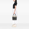 Chanel Small Bicolor Quilted Coated Canvas Paris Biarritz Tote Secondhand