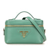 Prada Mini Vitello Daino Vanity Top Handle Bag Secondhand