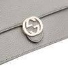 Gucci Leather Interlocking G Dollar Wallet on Chain Secondhand