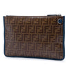 Fendi Zucca Coated Canvas Clutch Secondhand