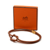 Hermès Leather Atame Knot Necklace Secondhand