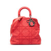 Dior Medium Lambskin Cannage Polochon Granville Satchel Secondhand