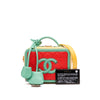 Chanel Small Tricolor Caviar CC Filigree Vanity Case Secondhand