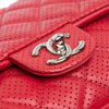 Chanel Medium Perforated Lambskin Punch Flap Secondhand