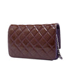 Chanel CC Quilted Patent Brilliant Wallet On Chain Secondhand