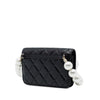 Chanel Quilted Lambskin Maxi Pearls Clutch With Chain Secondhand