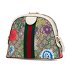 Secondhand Gucci Small GG Supreme Flora Ophidia Dome Crossbody